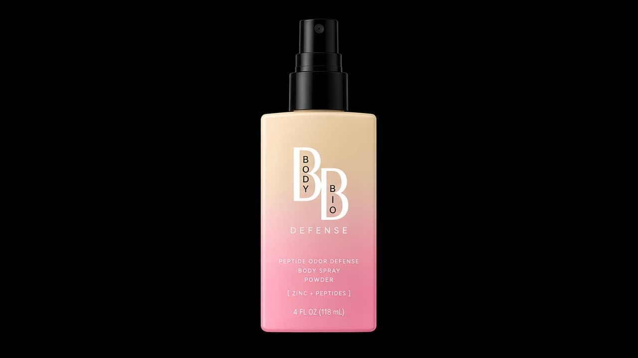 BB Defense Body Spray — Powder pink bottle
